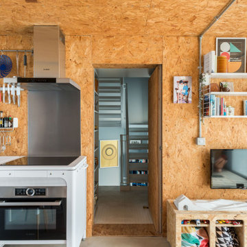 Water Tank Conversion East London | 1-Bed Duplex Penthouse Industrial Design