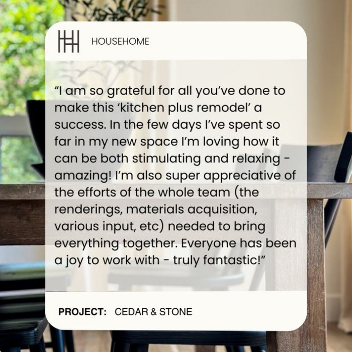 HouseHome Interior Design Testimonial
