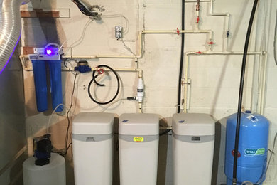 Water Treatment Installation with UV and Pressure Tank