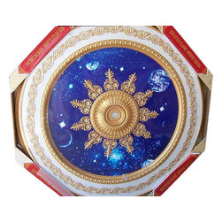 Udecor - BRRD-20-031LS Michelangelo Medallion, Piece - Molding And Millwork