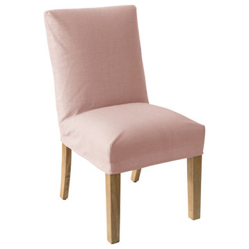 Rachel Ashwell Slipcover Dining Chair, Linen Blush