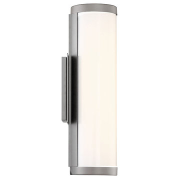Cylo 16" LED Outdoor Wall Sconce 4000K, Titanium