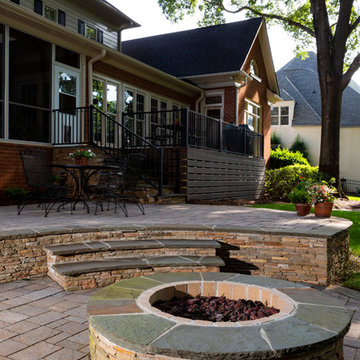Country Club Firepit and Patio Renovation