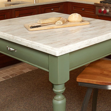 Farm Table Work Island Display