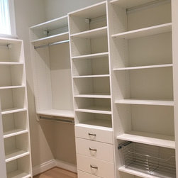 Full White Custom Closet - Closet Organizers