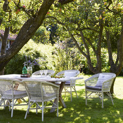 Georgia Garden - Emma chair and Colonial table - Outdoor Dining Sets