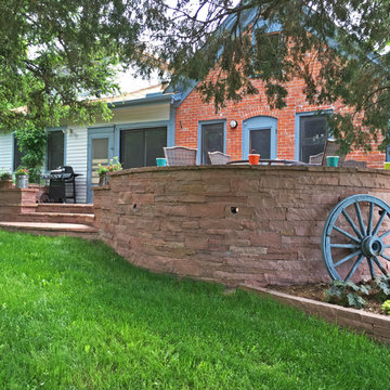 Longmont CO, Rustic Flagstone Patio