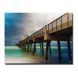 Ready2HangArt - "Ocean Break" Canvas Art By Bruce Bain, 16"x20" - Prints And Posters