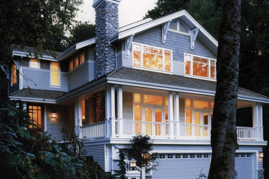 Inspiration for a timeless exterior home remodel in Seattle