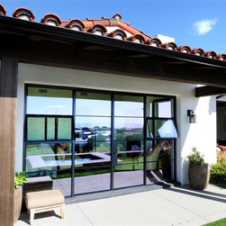 Ventilating Window Wall with Door System - Windows And Doors