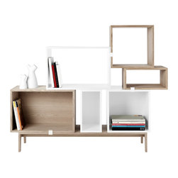 Stacked shelf system - Bookcases