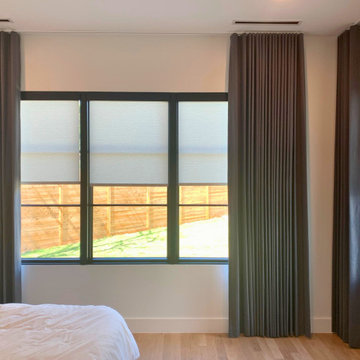 Layered Shades and Drapes