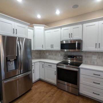 Transitional Kitchen Remodel Done In Stunning Two-Tone Color Cabinets