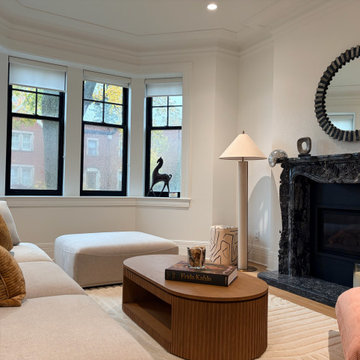 A Living Room Bathed in Light and Softness – Westmount Montreal