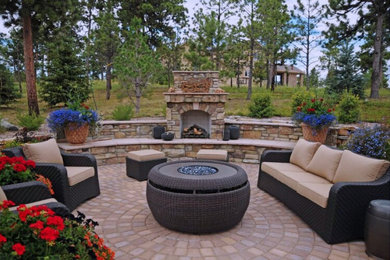 Inspiration for a transitional patio remodel in Denver