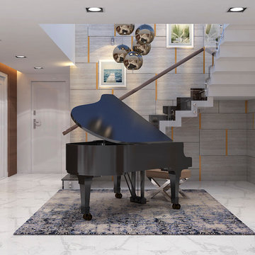 Nội thất căn hộ Penthouse - dự án Riverpark Residence