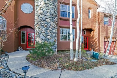 Eclectic exterior home idea in Other