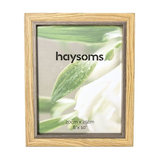 Wood Effect Photo Frame, Light Oak and Brown, 20x25 cm