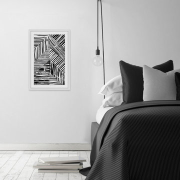 "Restricted Space" Framed Painting Print
