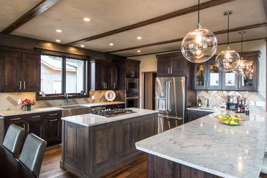 Example of a kitchen design in Other