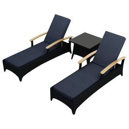 Modern Outdoor Chaise Lounges by Patio Productions