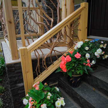 Willow Branch Arbor Feature and Porch