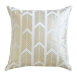 Caitlin Wilson Gold Arrows Pillow - Decorative Pillows