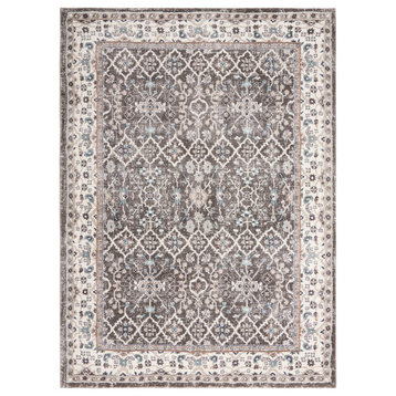 Kathy Ireland Home American Manor Amr01 Rug, Gray and Ivory, 9'0"x12'0"