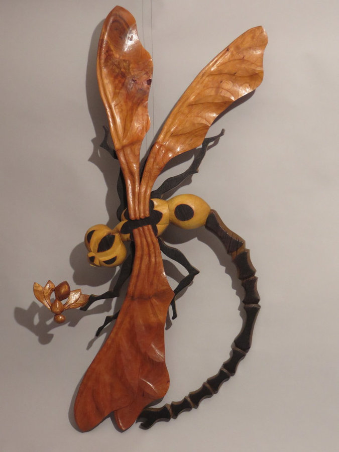 Full Left Rudder (Wall-mounted Sculpture 40"x22")