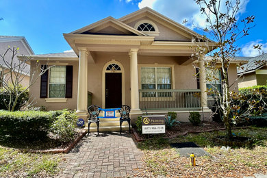 Example of a trendy home design design in Orlando
