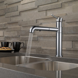 Delta - DELTA - Trinsic Single Handle Pull-Out Kitchen Faucet - Kitchen Faucets