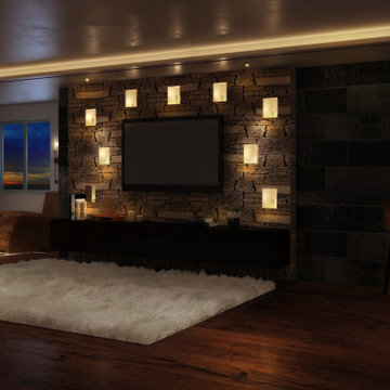 "Embrace the Cave" Basement Remodel