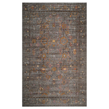 Safavieh Classic Vintage Collection CLV304 Rug, Grey/Gold, 2'3" X 8'