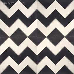 Contemporary Cement Tile - 床＆壁タイル