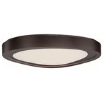 Maxim Lighting - Maxim Lighting 85855WTBZ Nebula - 40" 78W LED Flush Mount - Soft rounded frames of steel available in your choNebula 40" 78W LED F Bronze White Glass *UL Approved: YES Energy Star Qualified: n/a ADA Certified: n/a  *Number of Lights:   *Bulb Included:Yes *Bulb Type:LED *Finish Type:Bronze