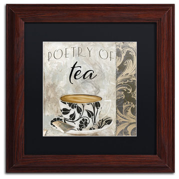 Color Bakery 'Art of Tea II' Art, Wood Frame, Black Matte, 11"x11"