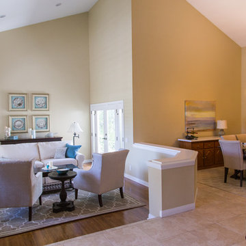 Orange Dining Room