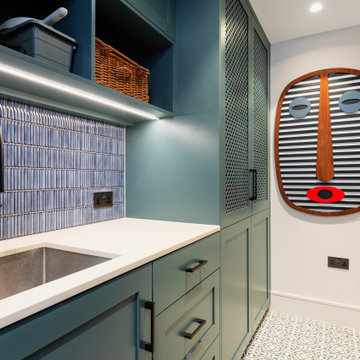 LUXURY FITTED MUDROOM, UTILITY & CLOAKROOM FARNHAM, SURREY
