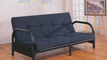 Black Metal Futon Frame