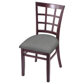 3130 18 Chair with Dark Cherry Finish and Graph Alpine Seat