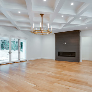 Shiplap Linear Fireplace Surround