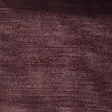 Waterloo Slubbed Plush Velvet Upholstery Fabric, Fig