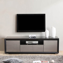 Esquire TV Stand in High Gloss Black - Entertainment Centers And Tv Stands