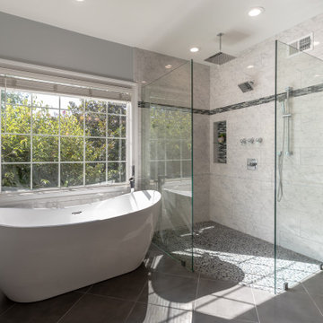 Blissful Feeling, after Relaxing in their New Master Bath in McLean VA