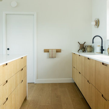 Japandi Style Oak Handmade Kitchen