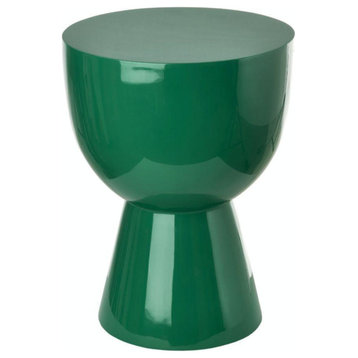 Lacquered Accent Stool | Pols Potten Tam Tam, Green