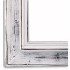 Morgan White White Picture Frame, Solid Wood, 11"x14"