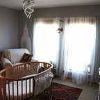 Grey rug for nursery