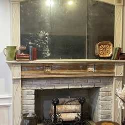 Super-Eclectic Fireplace Surround and Mantel - Furniture