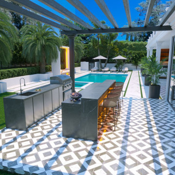 3D Concept Design for Front and Backyard